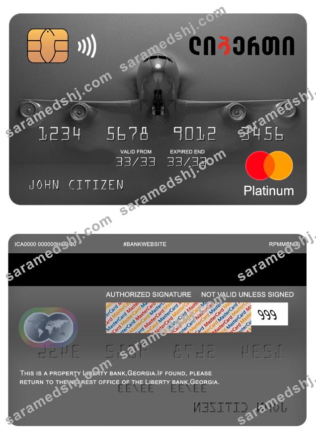 Georgia Liberty bank mastercard platinum